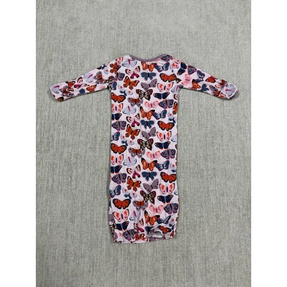 Little Sleepies Butterfly Kisses Infant Gown Bamboo Pajama Size Newborn NB